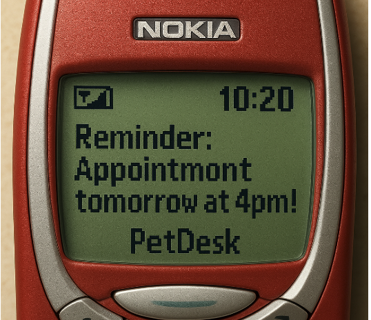 SMS appointment reminder messages